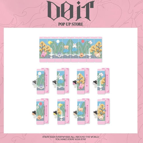 straykids DOIT ポップアップ　SKZOO ブックマークコンプセット STRAY KIDS [ SKZOO BOOKMARK ] DO IT POP-UP STORE OFFICIAL MERCH