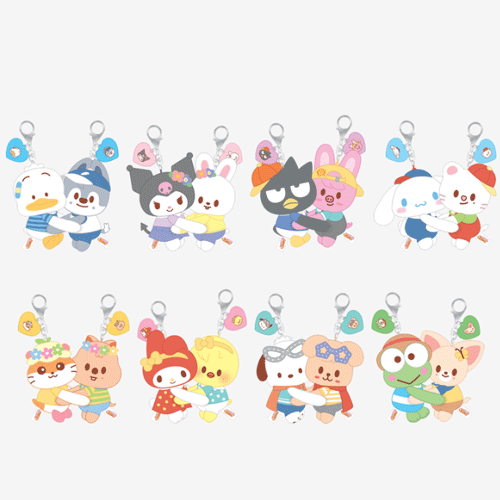 STRAY KIDS 2026 SKZOO X SANRIO CHARACTERS [ HUG PLUSH KEYRING