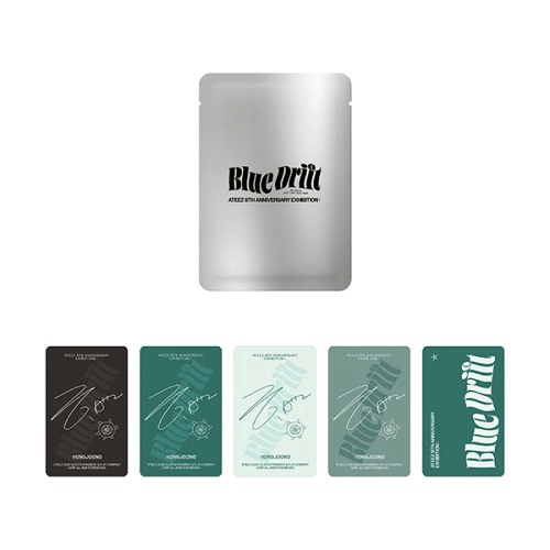 ATEEZ [ RANDOM PHOTOCARD PACK ] 8TH ANNIVERSARY EXHIBITION BLUE