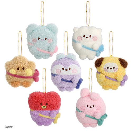 spoonz ピン ぬいぐるみ ファンミニョン BT21 MININI PLUSH KEYRING [ PONPON-ENJOY ] - Music Plaza