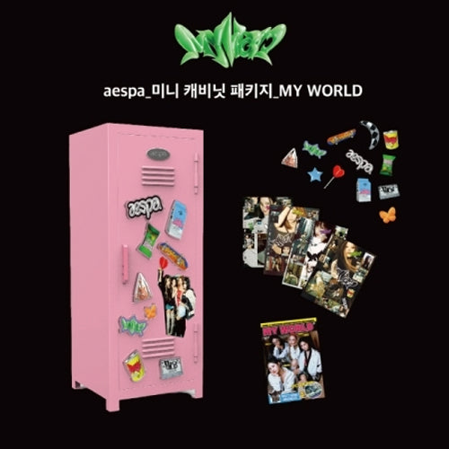 에스파 | AESPA [ MY WORLD ] MINI CABINET PACKAGE - Music Plaza
