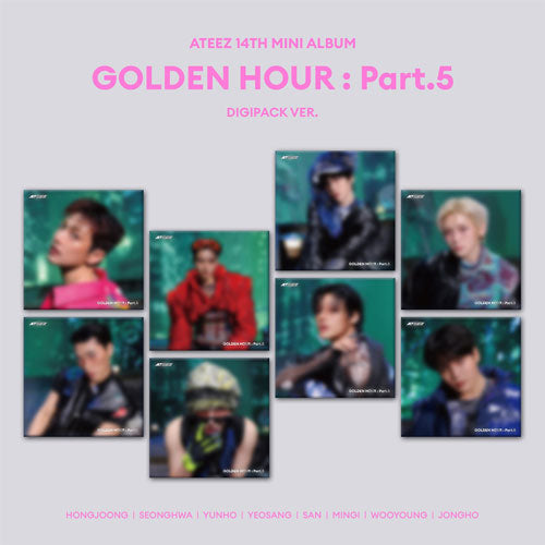 ATEEZ adrenaline DIGIPACK 新品未開封 OT8 40 에이티즈 | ATEEZ 14TH MINI ALBUM [ GOLDEN HOUR : Part.5 ] DIGIPACK