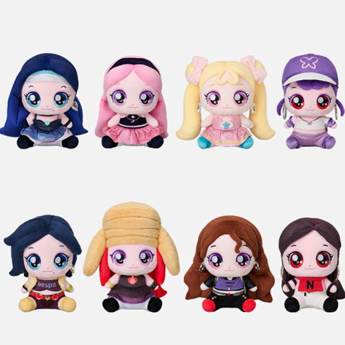 aespa ティニピン コラボ Teenieping ぬいぐるみ 4点セット Teenieping X aespa - 25CM PLUSH DOLL - Music Plaza