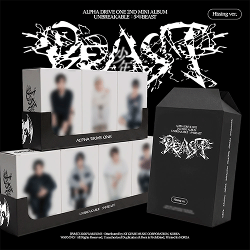 ジュンソ　ALD1 少年BEAST Hissing 封入特典有　未開封×10 ALPHA DRIVE ONE 2ND MINI ALBUM [ UNBREAKABLE : 少年BEAST ] HISSING