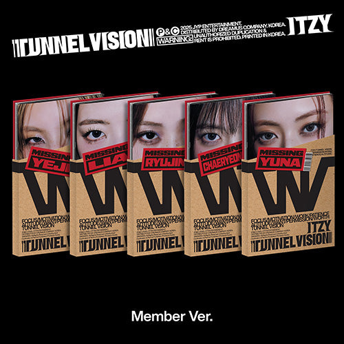 있지 | ITZY [ TUNNEL VISION ] MEMBER VER. - Music Plaza