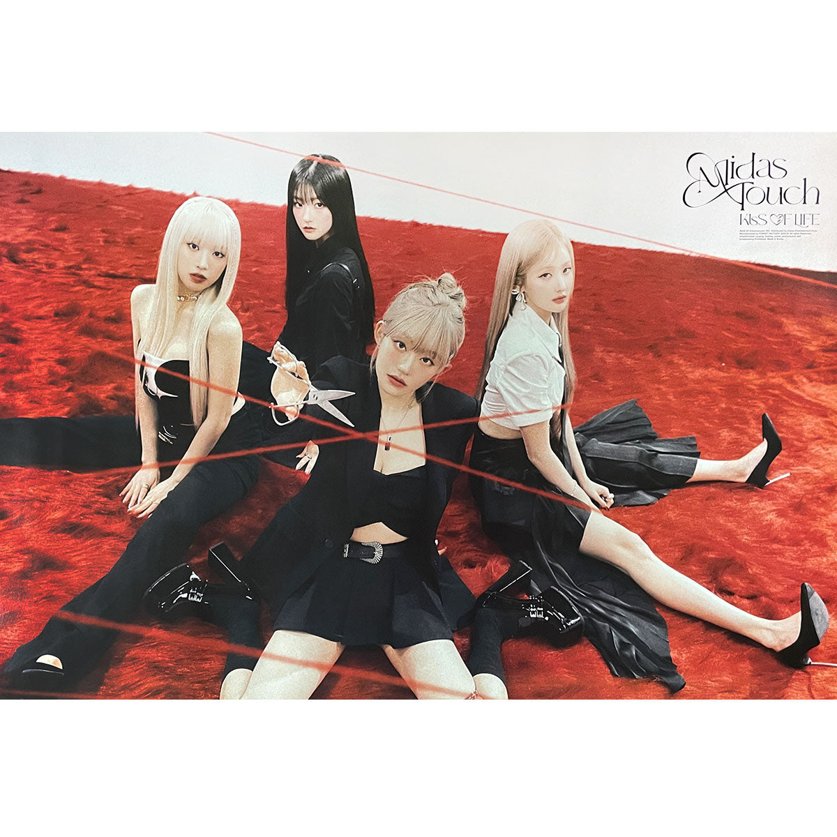 KISS OF LIFE キオプ　サイン入りポスター 8/29 FAN SIGN EVENT ] KISS OF LIFE - 4th Mini Album [224] | EVERLINE