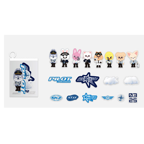 SKZOO CARRIER STICKER SET [ PILOT : FOR ] - Music Plaza