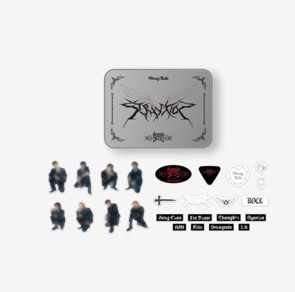 straykids スキズ　dominATE ソニミュ　ステッカー　コンプ STRAY KIDS dominATE SEOUL OFFICIAL MD [ TIN CASE REUSABLE STICKER