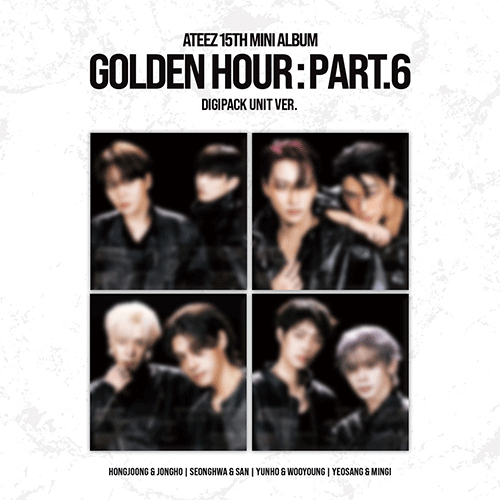 ATEEZ 15TH MINI ALBUM [ GOLDEN HOUR: PART.6 ] DIGIPACK UNIT VER