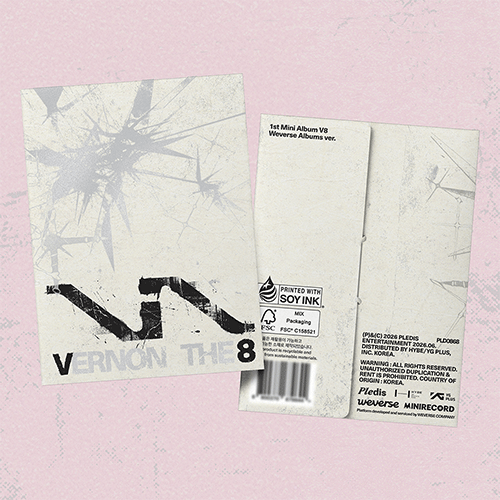 V8 (SEVENTEEN) 1ST MINI ALBUM [ V8 ] WEVERSE ALBUM VER. - Music Plaza