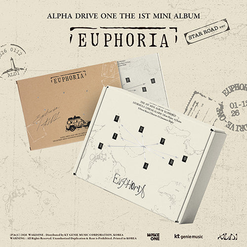 ALPHA DRIVE ONE THE 1ST MINI ALBUM [ EUPHORIA ] STAR ROAD VER