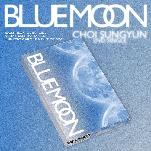CHOI SUNGYUN 2ND SINGLE [ BLUE MOON ] - Music Plaza