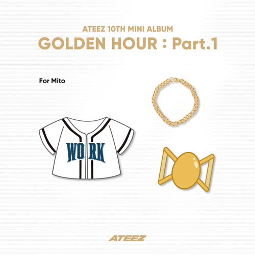 ATEEZ GOLDEN HOUR: Part.1 OFFICIAL MD [ Mito WORK SET ] - Music Plaza