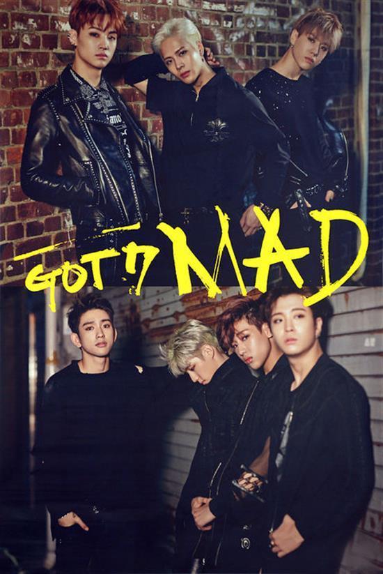 갓세븐 | GOT7 | 4TH MINI ALBUM [ MAD ] | (B VER.) POSTER ONLY