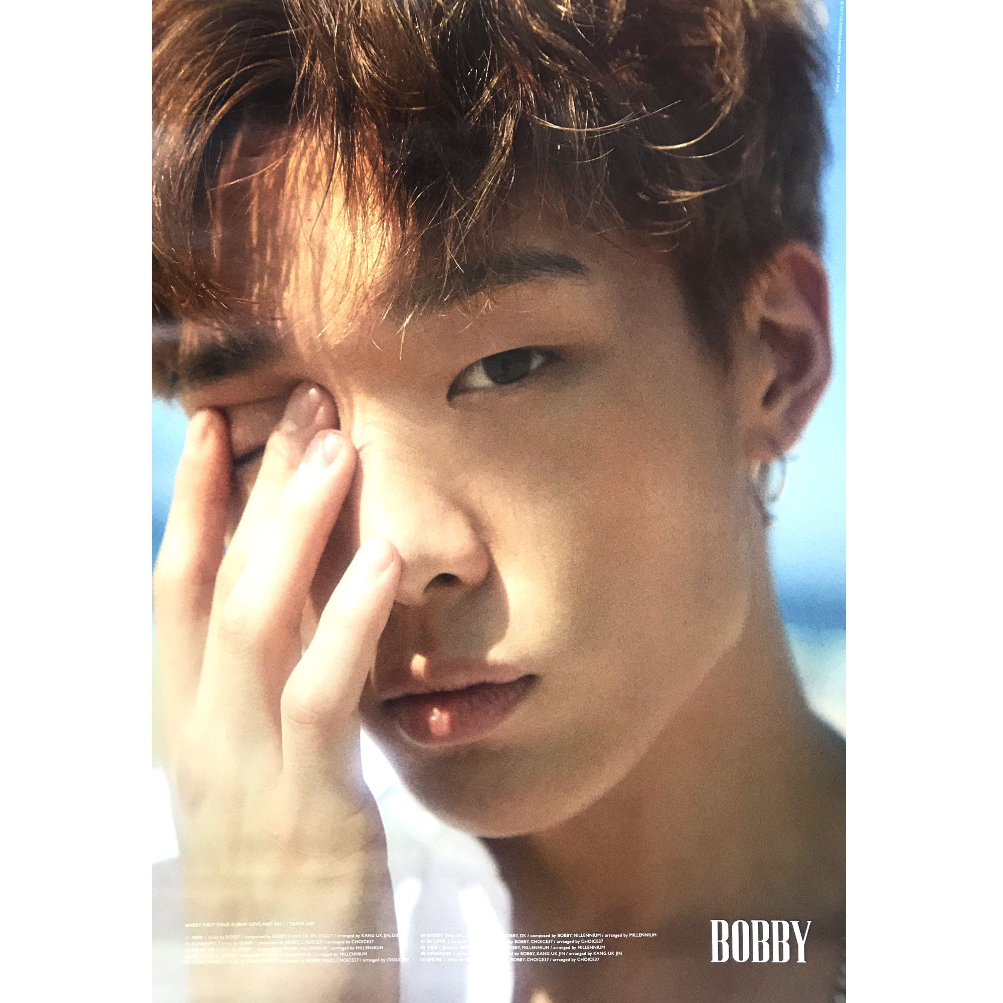 바비 | BOBBY | 1ST ALBUM [ LOVE AND FALL ] | (DOUBLE-SIDED) POSTER