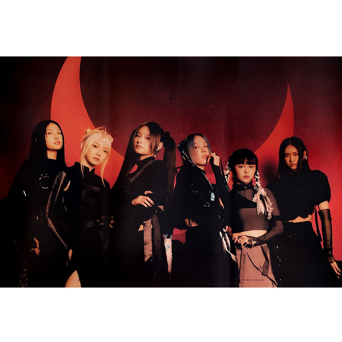 EVERGLOW サイン入りポスター 𝐀𝐒𝐈𝐀 𝐅𝐀𝐍𝐌𝐄𝐄𝐓𝐈𝐍𝐆 𝐓𝐎𝐔𝐑: 𝟒𝐄𝐕𝐄𝐑𝐆𝐋𝐎𝐖