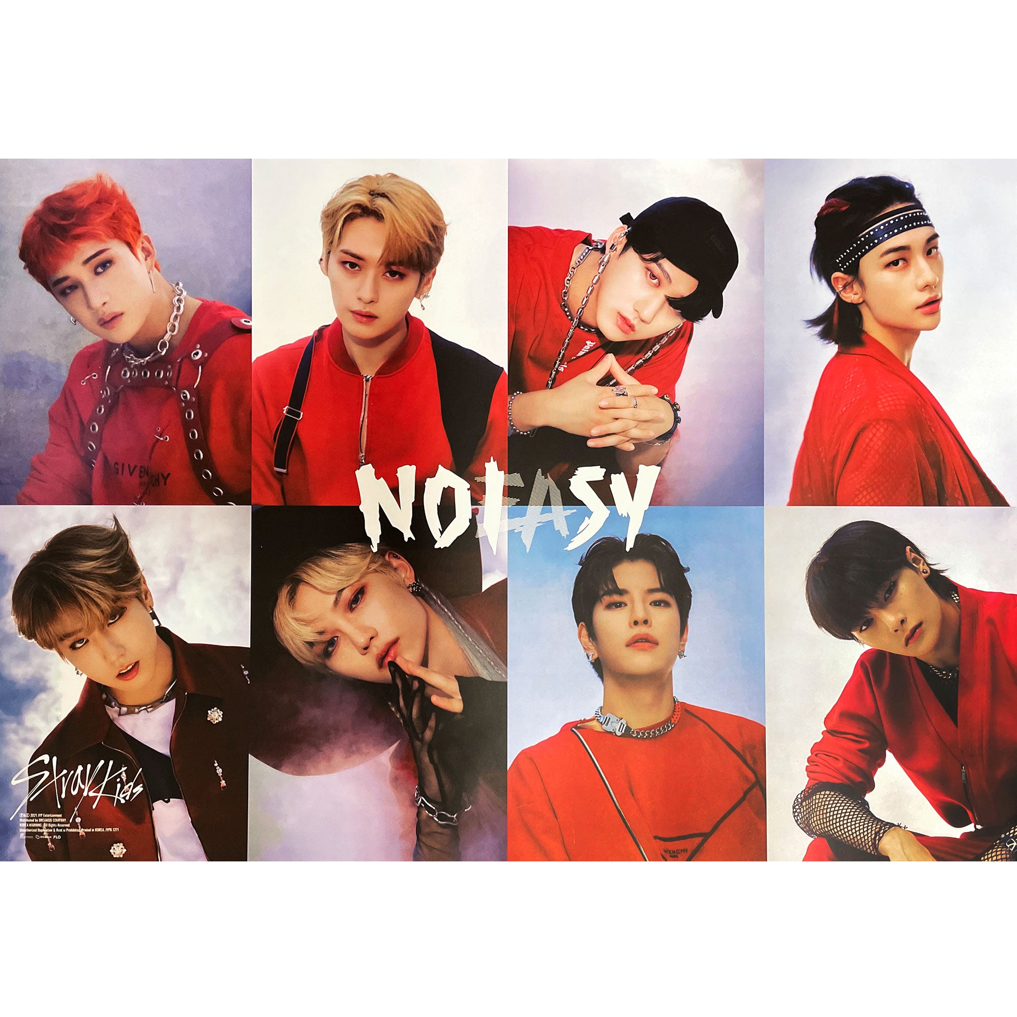 STRAY KIDS | 2ND ALBUM [ NOEASY ] | (C VER.) POSTER ONLY - Music Plaza