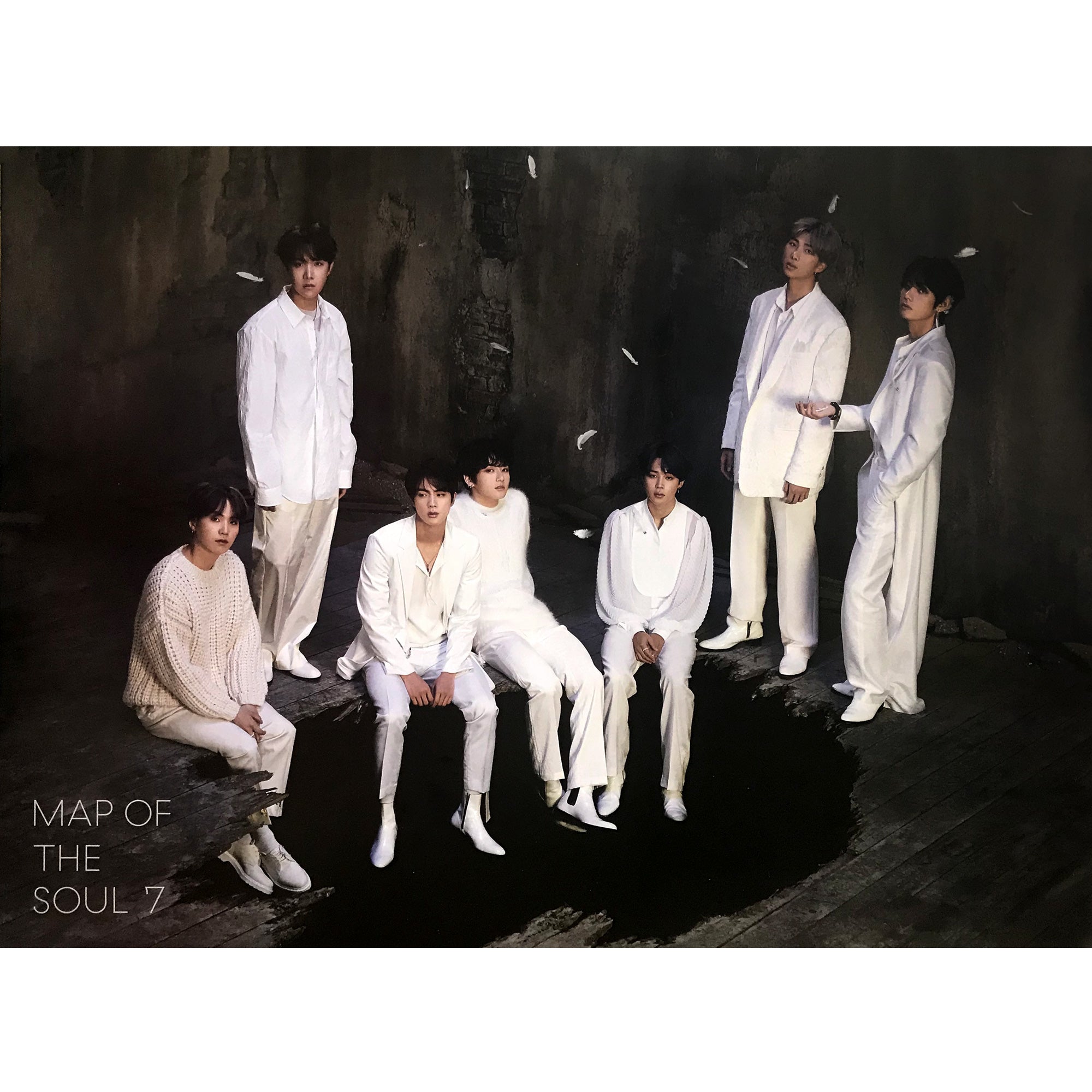 BTS POSTER | 4TH ALBUM [ MAP OF THE SOUL: 7 ] | (A VER.) - Music Plaza