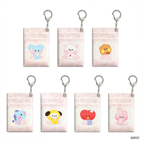 BT21 [ MININI CHERRY BLOSSOM ] CARD HOLDER - Music Plaza