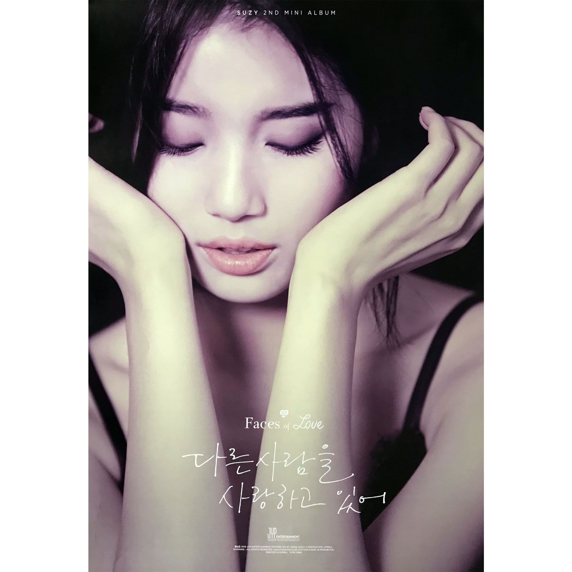 수지 | SUZY | 2ND MINI ALBUM [ FACES OF LOVE ] | POSTER ONLY