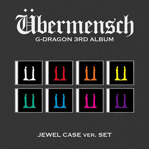 G-DRAGON ÜBERMENSCH ブラックローブ G-DRAGON 3RD ALBUM [ Übermensch ] JEWEL CASE VER. - Music Plaza