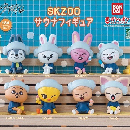 SKZOO X BANDAI GASHAPON CAPSULE FIGURES [ SAUNA ]