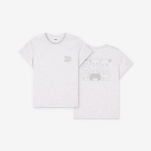 TWICE [ TWICE THE THRILL ] T-SHIRT (Gray)