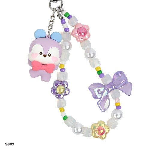 BT21 MININI BEADS STRAP KEYRING LOVELY - Music Plaza