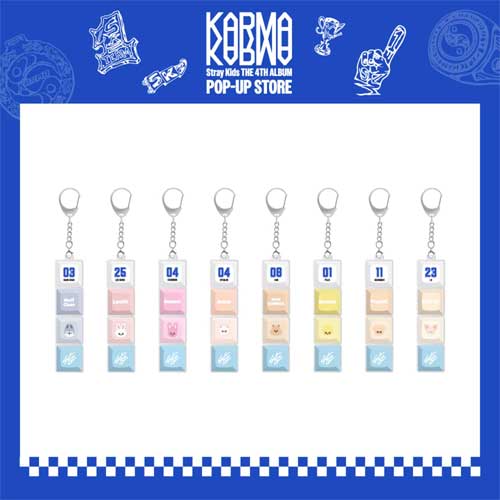 STRAY KIDS [ KARMA ] POP-UP MD | SKZOO KEYCAP KEYRING