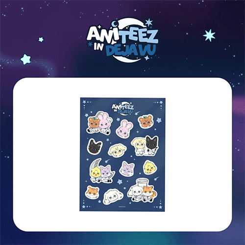 ATEEZ X ANITEEZ POP-UP ANITEEZ IN DEJA VU MD [ WATER 3D STICKER ]