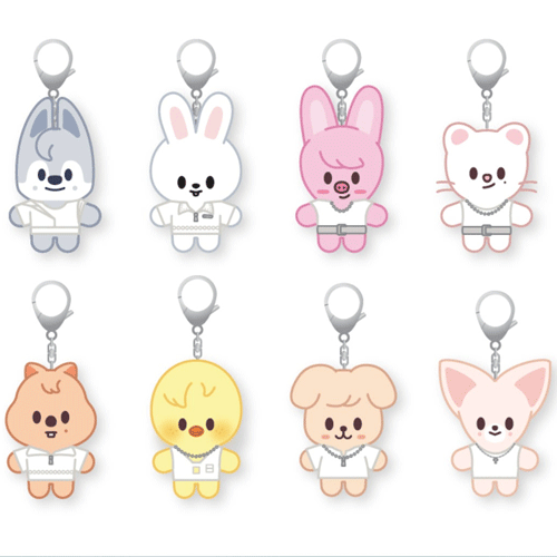 STRAY KIDS [ SKZOO COSTUME PLUSH KEYRING ] THIS & THAT POP-UP STORE MD-WEEK 1