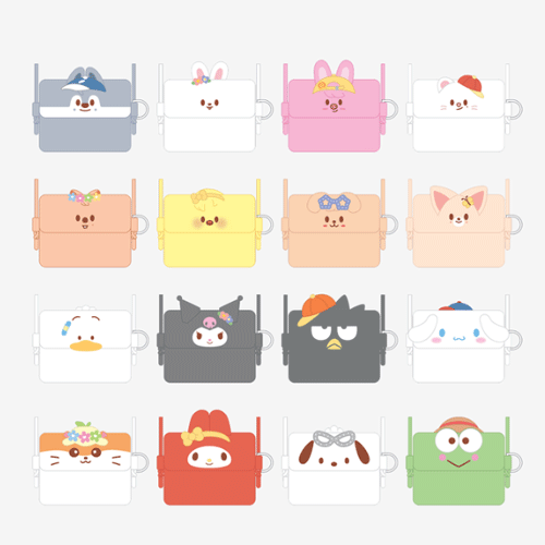 STRAY KIDS 2026 SKZOO X SANRIO CHARACTERS [ CARD WALLET CROSS BAG ]