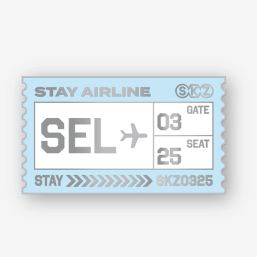 STRAY KIDS SKZOO Everywhere All Around The World in SEOUL [ METAL BADGE SEOUL Ver. ]
