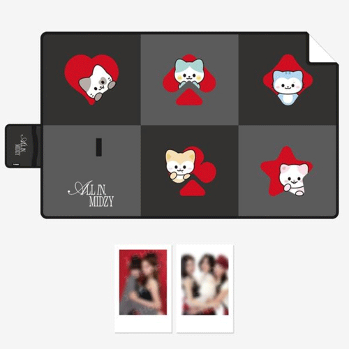 ITZY THE 5TH FAN MEETING ALL IN,MIDZY OFFICIAL MD [ TWINZY PICNIC MAT ]