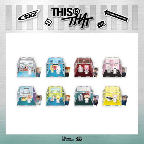 STRAY KIDS [ SKZOO ACRYLIC CONTAINER BOX ] THIS & THAT POP-UP STORE MD-WEEK 1