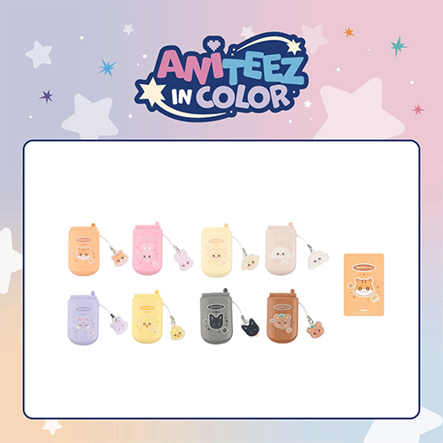 ATEEZ X ANITEEZ POP-UP STORE- ANITEEZ IN COLOR OFFICIAL MD [ MINIATURE PHONE SET ]