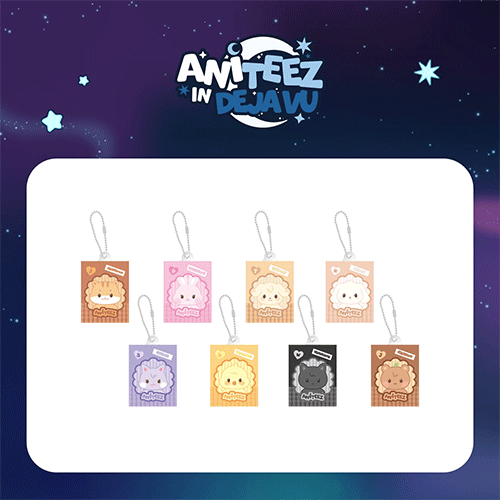 ATEEZ X ANITEEZ POP-UP ANITEEZ IN DEJA VU MD [ RANDOM MINIATURE KEYRING ]