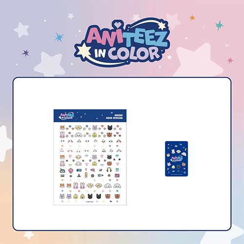 AATEEZ X ANITEEZ POP-UP STORE- ANITEEZ IN COLOR OFFICIAL MD [ MICRO DECO STICKER ]