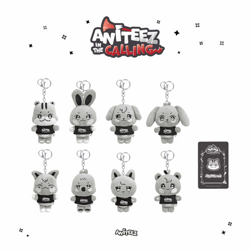 ATEEZ x ANITEEZ [ THE CALLING ANITEEZ PLUSH KEYRING ] ANITEEZ IN THE CALLING MD