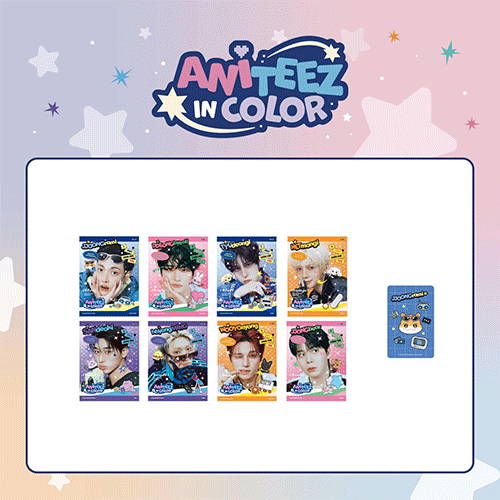 ATEEZ X ANITEEZ POP-UP STORE- ANITEEZ IN COLOR OFFICIAL MD [ MINI PHOTOBOOK ]