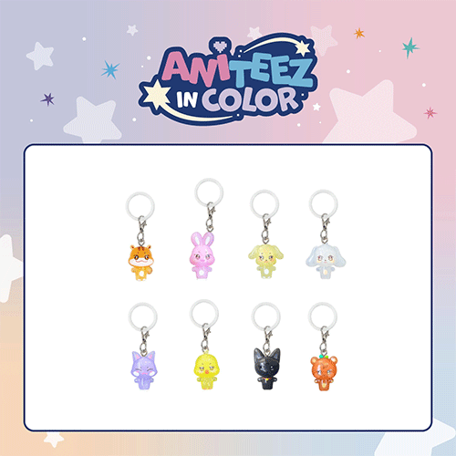 ATEEZ X ANITEEZ POP-UP STORE- ANITEEZ IN COLOR OFFICIAL MD [ CLEAR MASCOT CHARM ] RANDOM