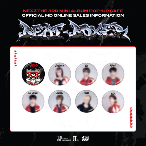 NEXZ THE 3RD MINI ALBUM POP-UP CAFE MD [ LENTICULAR CAN BADGE SET ]