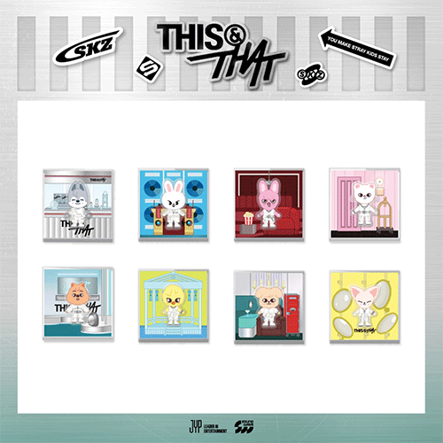 STRAY KIDS [ SKZOO SPINNING MAGNETR ] THIS & THAT POP-UP STORE MD -WEEK 1
