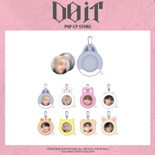STRAY KIDS [ SKZOO SOFT FACE BADGE&COVER SET ] DO IT POP-UP STORE OFFICIAL MERCH