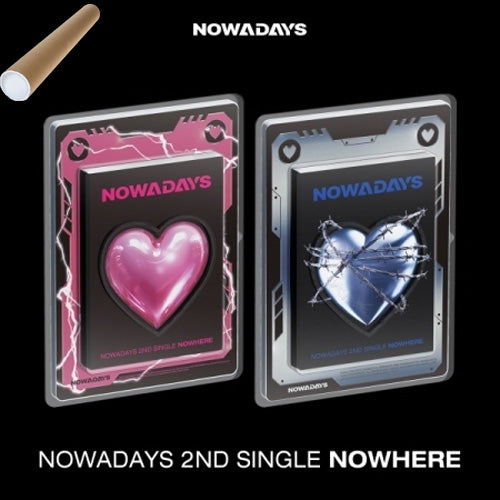 NOWADAYS 2ND SINGLE ALBUM [ NOWHERE ] + UNFOLDED POSTER