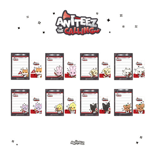 ATEEZ x ANITEEZ [ MINI CLIPBOARD & MEMO PAD SET ] ANITEEZ IN THE CALLING MD