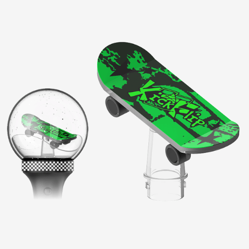 KickFlip [ OFFICIAL LIGHT STICK CUSTOM BOARD ] KICK OFF THE WALL Pt.1 POP-UP MD