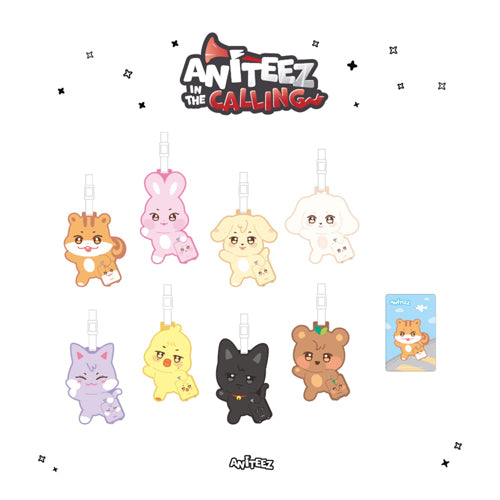 ATEEZ x ANITEEZ [ PVC LUGGAGE TAG ] ANITEEZ IN THE CALLING MD