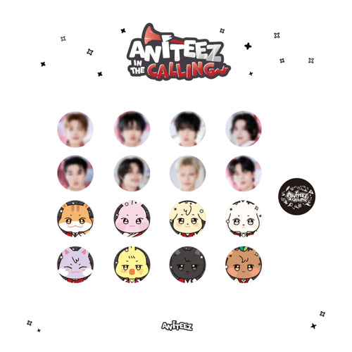 ATEEZ x ANITEEZ [ RANDOM CAN BADGE ] ANITEEZ IN THE CALLING MD