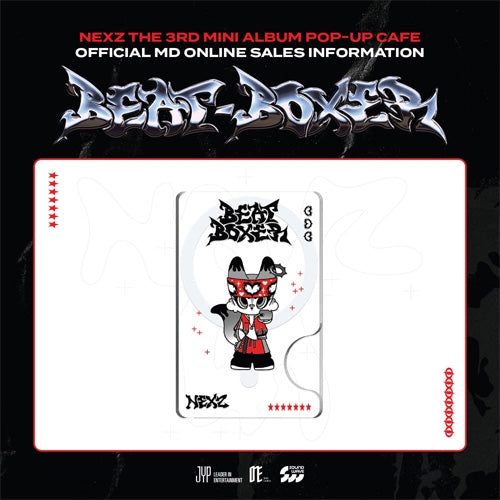 NEXZ THE 3RD MINI ALBUM POP-UP CAFE MD [ FOX2Y MAGNETIC CARD HOLDER ]